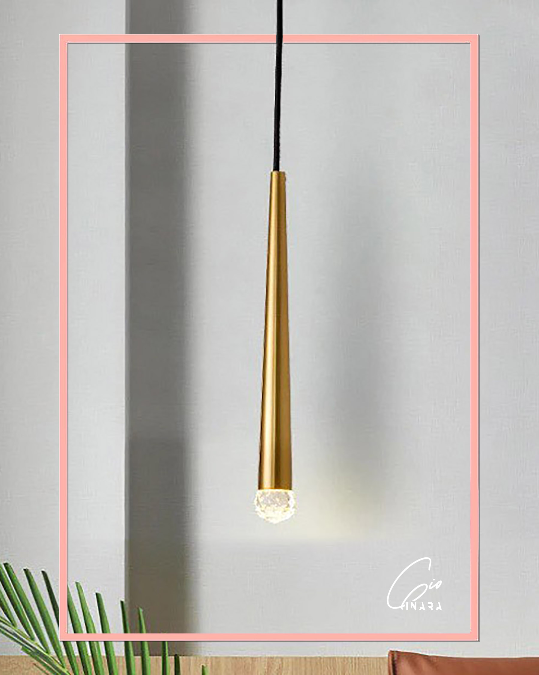 Inverted torch pendants