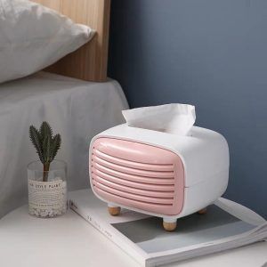 Radio tissue box (pink)