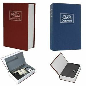 Dictionary security safe box (Red,Blue) خزنة آمنة على شكل كتاب