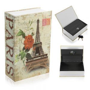 Paris Security Safe Box  خزنة آمنة على شكل كتاب