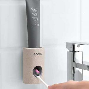 ECOCO round toothpaste squeezer (Beige)