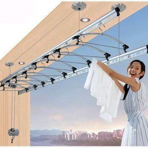 Pulley clothes hanger علاقة الغسيل المبتكرة