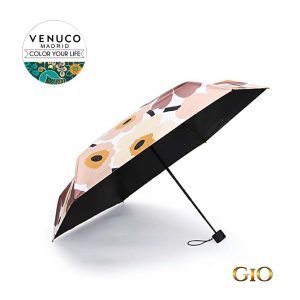 VENUCO Madrid UMBRELLA (BROWN FLOWERS)