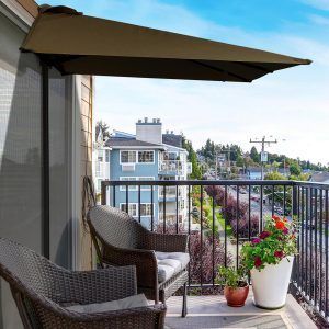Balcony half circle umbrella-مظلة شرفة نصف دائرية