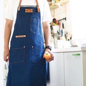 Justin's denim design apron