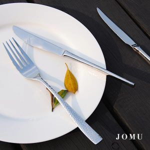 JOMU silver cutlery (4pcsقطع ٤طقم)