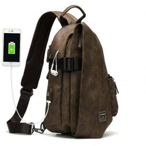 DIDE MEN CARRY ON BAG (DARK BROWN) GIO