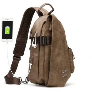 DIDE MEN CARRY ON BAG (LIGHT BROWN)