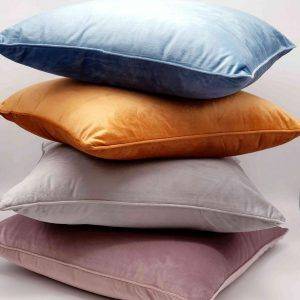 LADY GRACY LUXURY PLAIN VELVET CUSHION