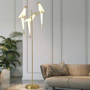 Origami triple standing light