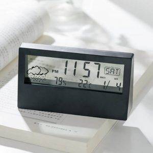 Transparent display clock (Black)