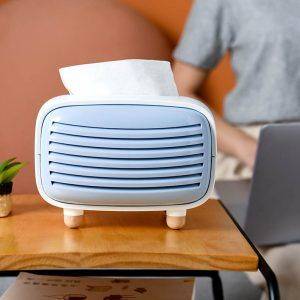 Radio tissue box (Blue)