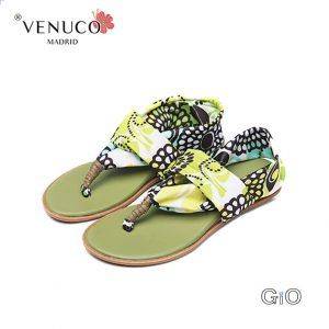 VENUCO Madrid Sandalia (Green أخضر)