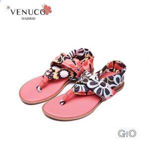 VENUCO Madrid Sandalia (Pink زهري)