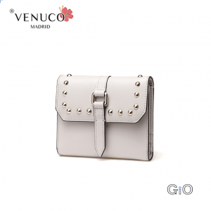 VENUCO Hebilla Blanca wallet