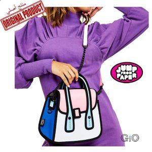 Jump from paper (Original)-Owl bag metal chain (Blue)