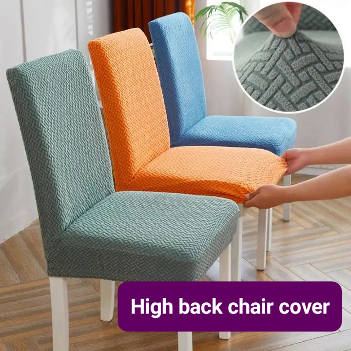 Chair cover (high back)  غطاء كرسي الطعام عالي(set of 2)