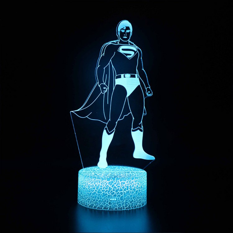 Superman 3D illusion lamp