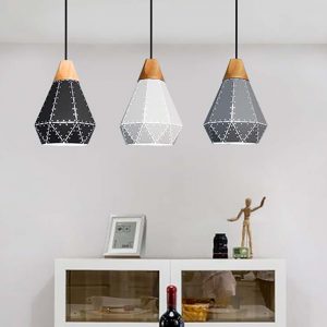 Stitched metal-Slim Pendant light