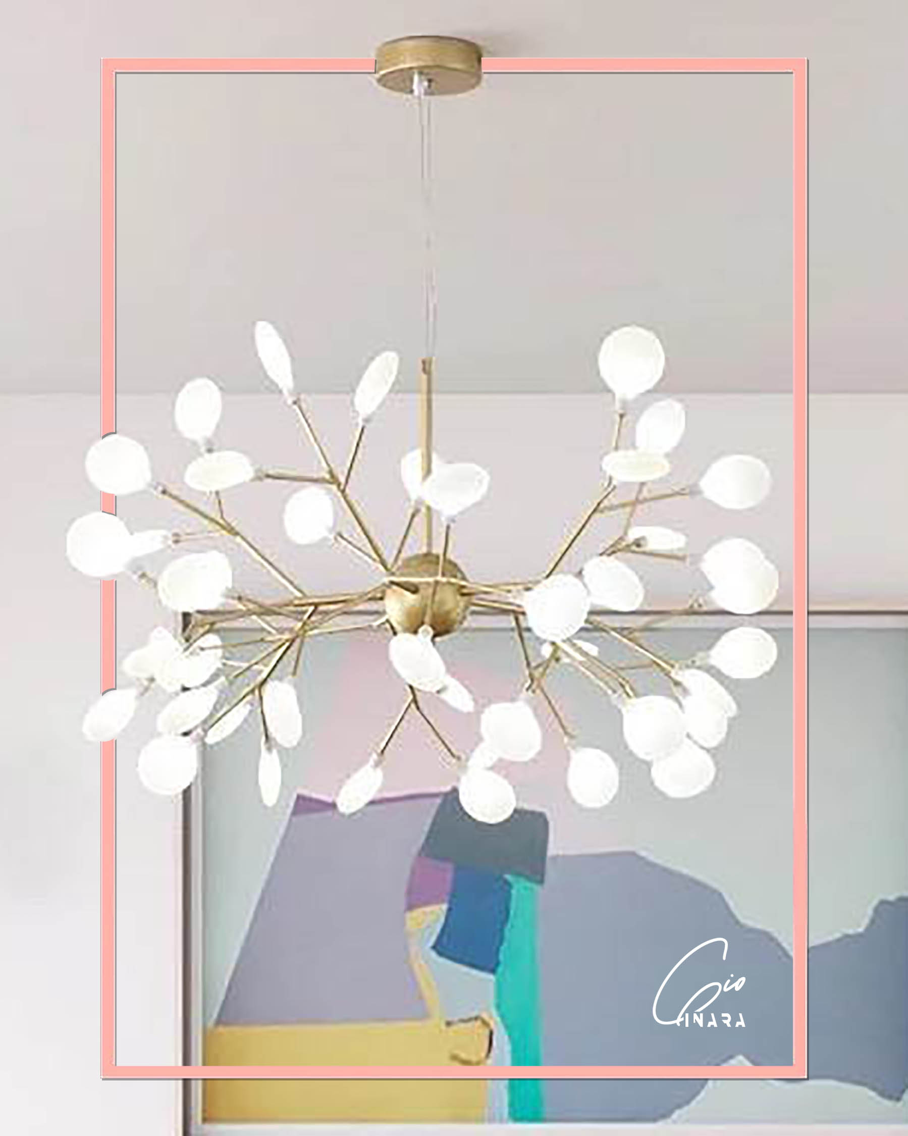 Flocons de neige chandelier