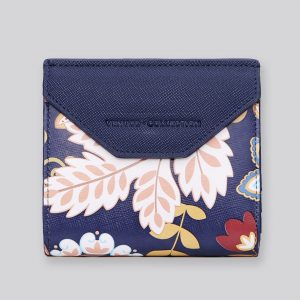 VENUCO Margarita flap cardholder (Midnight blue)