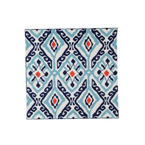 Bohemian Moroccan Blue Cushion Cover