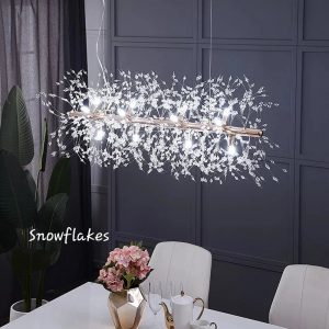 Snowflakes chandelier (Silver)