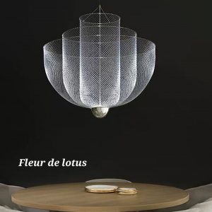 Fleur de lotus chandelier
