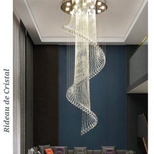 Rideau de Cristal curtain chandelier