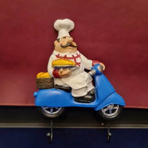 Chef Gouston Vespa hanger