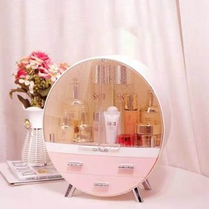Pink Cosmetic round Cabinet