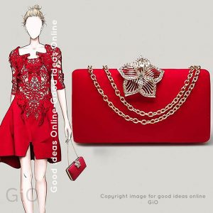 Marguerite clutch (Red)