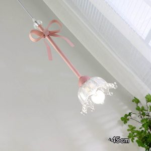 Rose papillon pendant light