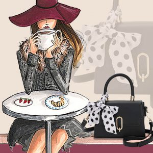 Elsa shoulder Bag (Black)
