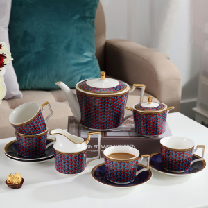 Wedgwood Byzance Tea Set  (Red)