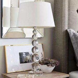 Water drops table lamp