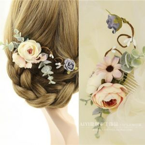 La rose hair comb