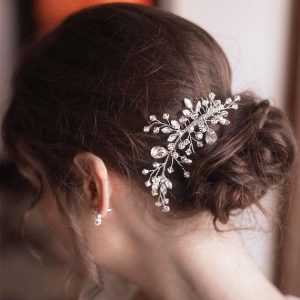 Alessio crystal hair comb accessory