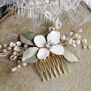 flora hair comb accessory