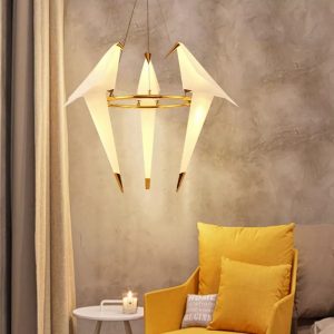 Origami triple Round Chandelier