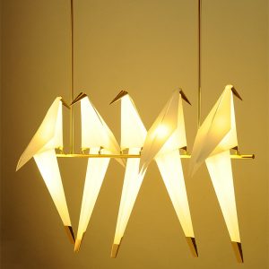 Origami 5Birds Pendant
