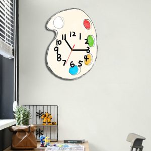 Color Palette Clock 18cm