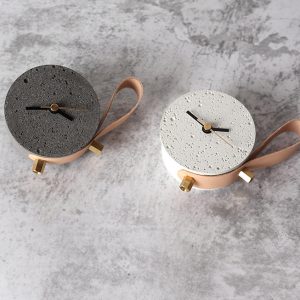 Concrete Clock (Dark Gray)