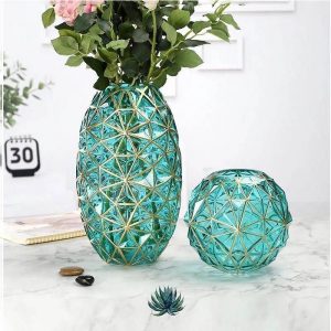 Glacier Duo Vases (Green)