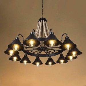 Loft Industrial chandelier 110cm
