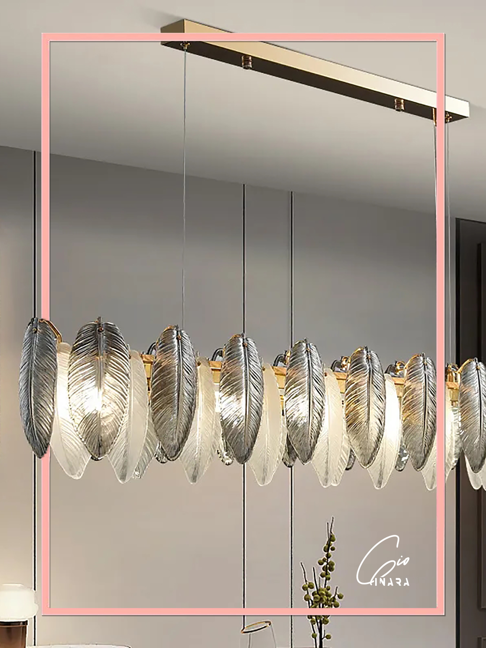 Blair Chandelier long 112cm