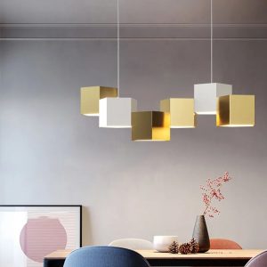 Cubix Pendant Golden
