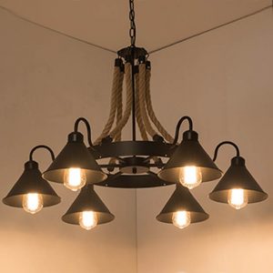 Loft Industrial chandelier 88cm