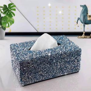 Glitter tisue box (Blue)