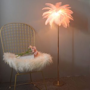 Basma Floor Lamp pink
